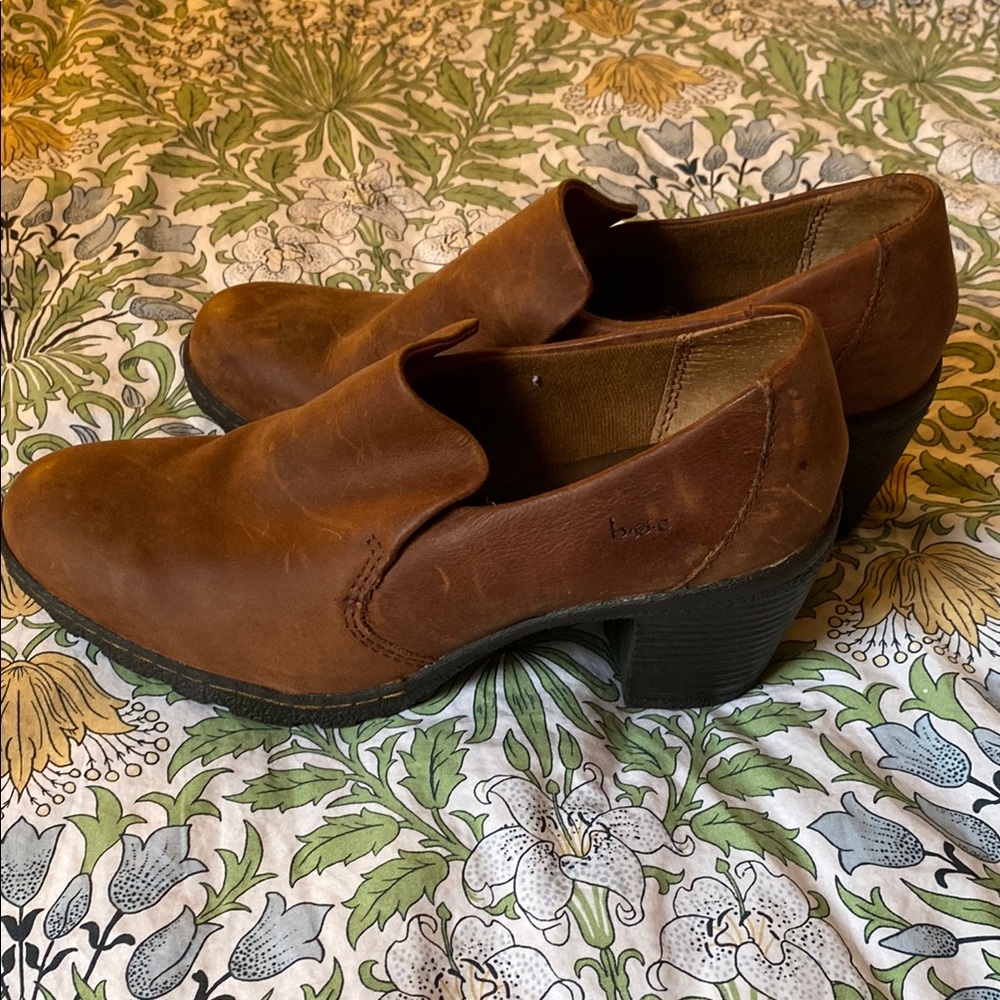 Brown Leather Women's Shoes